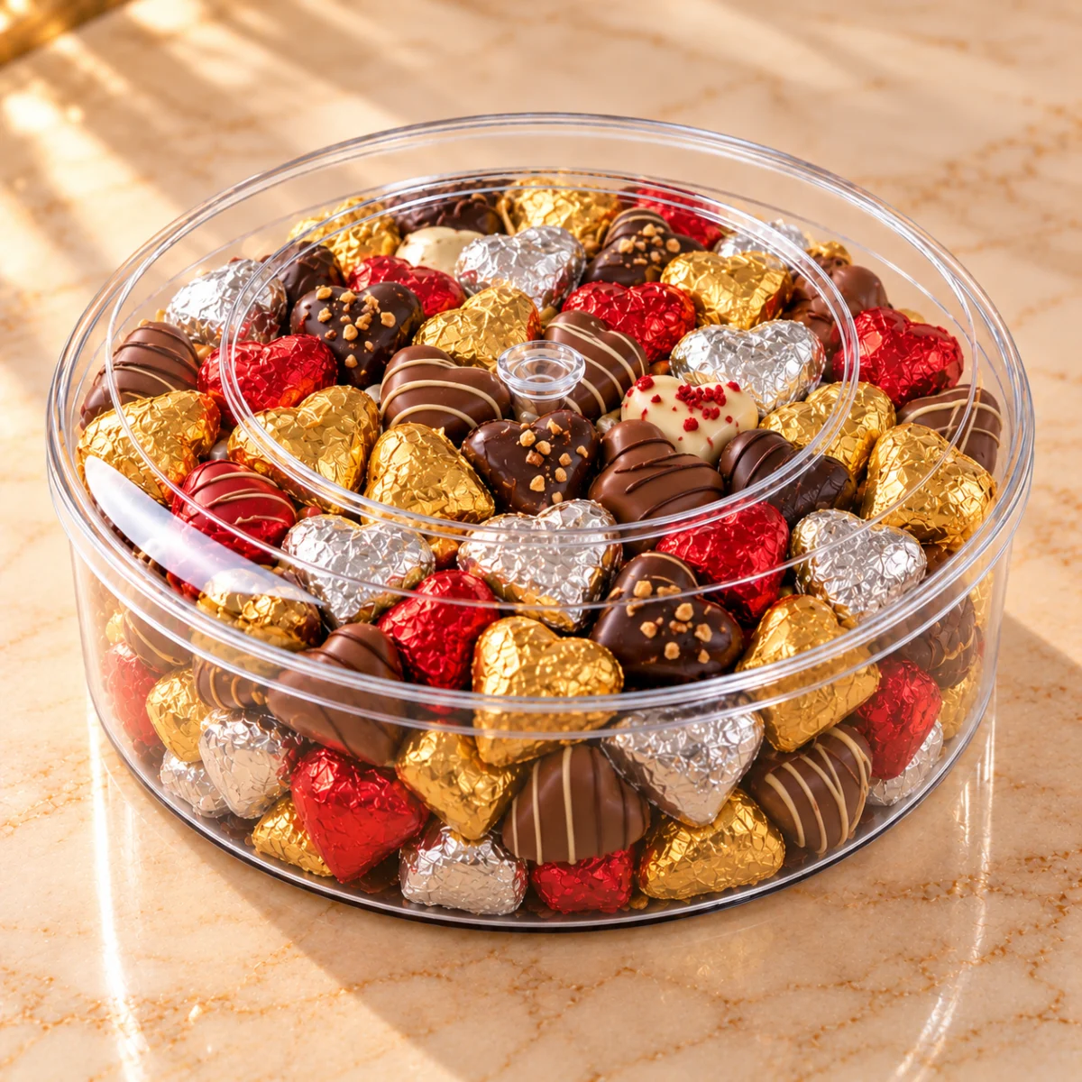 Large Round Chocolate Gift view 3